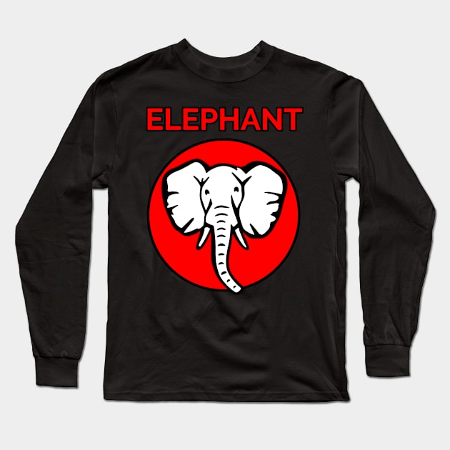 Elephantt Long Sleeve T-Shirt by EDI_Elephant
